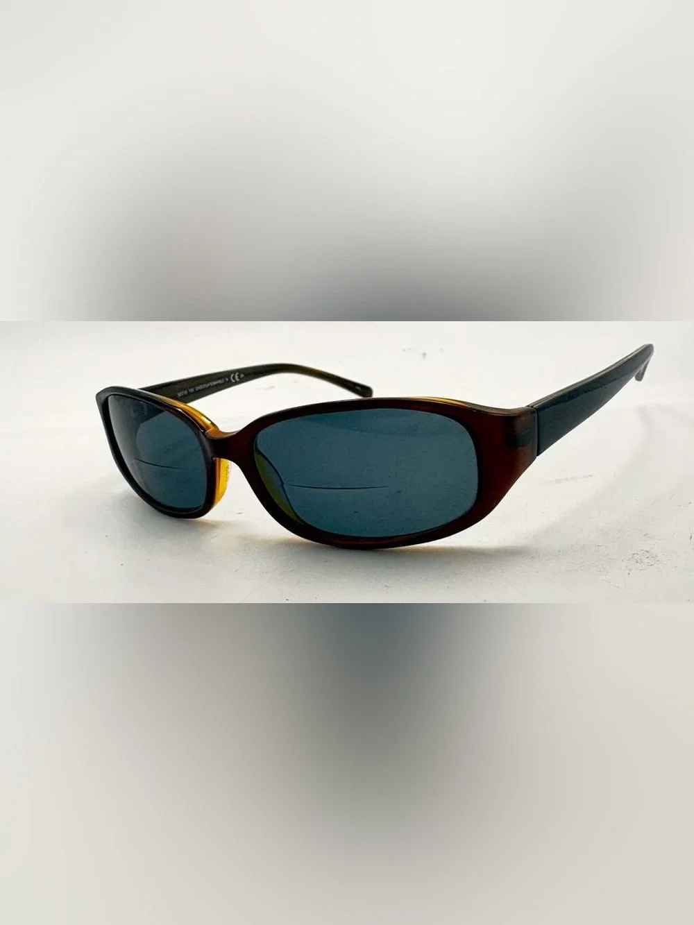 SG803 Brown Oval Sunglasses Frames Only